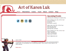Tablet Screenshot of karenluk.net